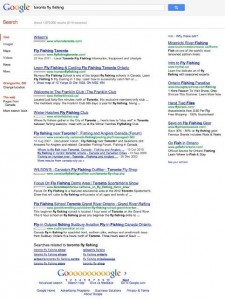 google serp toronto fly fishing