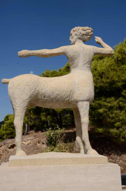 centaur monument at anakasia