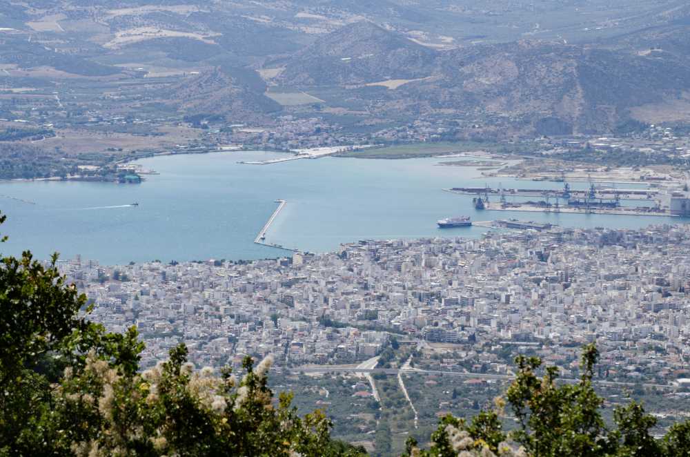 view of the city of volos