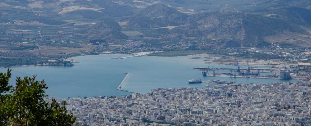View of the city of Volos, Greece