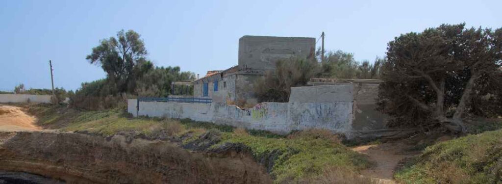 abandoned house in loutsa greece