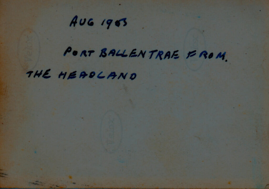 back of old photo showing velox mark
