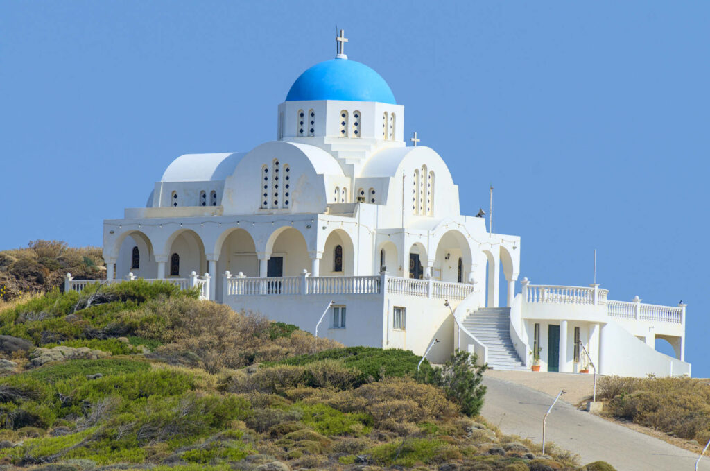 view of north and west of profitas elias orthodox church