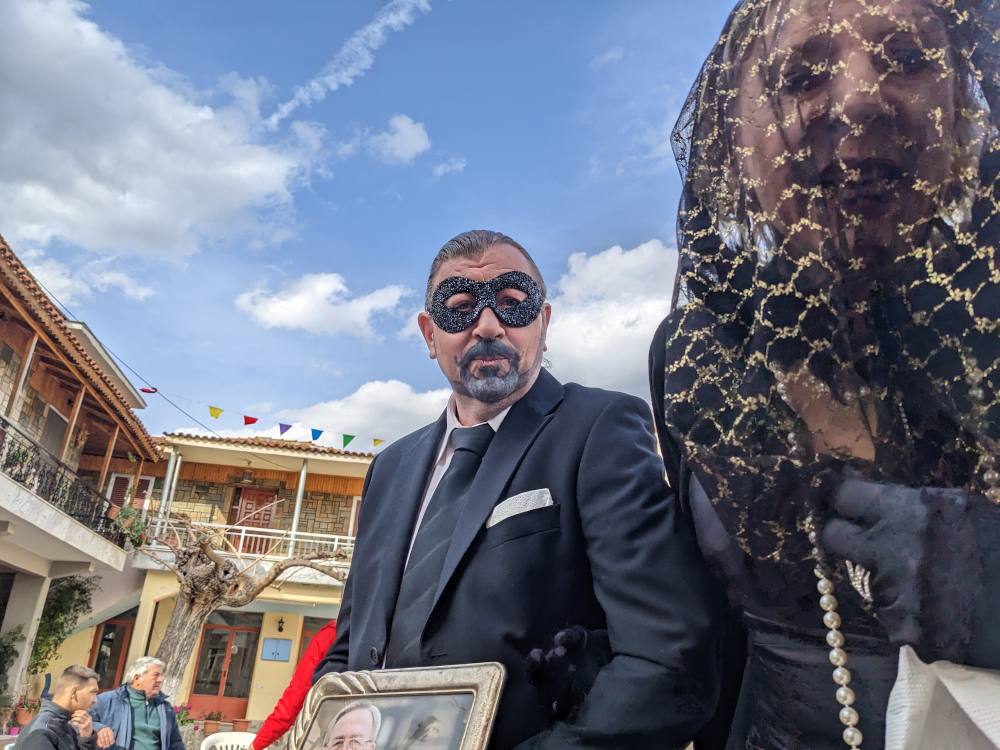 ian scott and eleni acting as crown prince of Greece and his wife